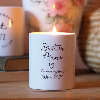 Personalised Memorial Candle, 2 of 2