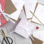 Handrawn Hearts Valentines Wrapping Paper, thumbnail 8 of 8