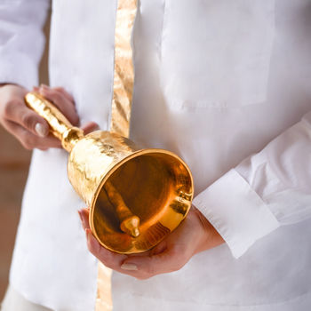Gold Brass Handmade Gifboxed Bell, 2 of 6