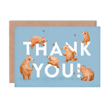 Animal Thank You Card Bundle Pack Of Six, 7 of 12