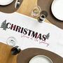 Personalised Tartan Christmas Table Runner, thumbnail 4 of 6