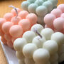 Scented Bubble Cube Pastel Candle | Soy Wax, thumbnail 4 of 8