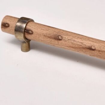 Adjustable Knotted Natural Wood Handle, 2 of 2
