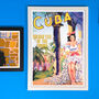 Authentic Vintage Travel Advert For Cuba, thumbnail 3 of 8