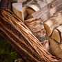 Dornes Wicker Log Basket, thumbnail 4 of 5