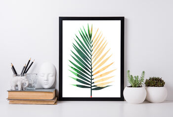 Areca Palm Leaf Fine Art Giclée Print, 6 of 6