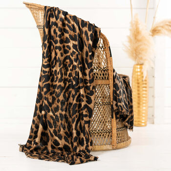 Leopard Print Scarf In A Gift Box, 2 of 7