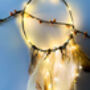 Autumn Tree Stem Boho LED Dream Catcher, thumbnail 5 of 7