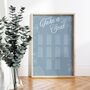Personalised Wedding Seating Plan Sign Floral Print, thumbnail 2 of 7