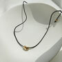 Heart Cord Necklace Silver Or 18ct Gold Vermeil Plate, thumbnail 1 of 6