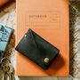 Personalised Black Leather Wallet, thumbnail 1 of 6