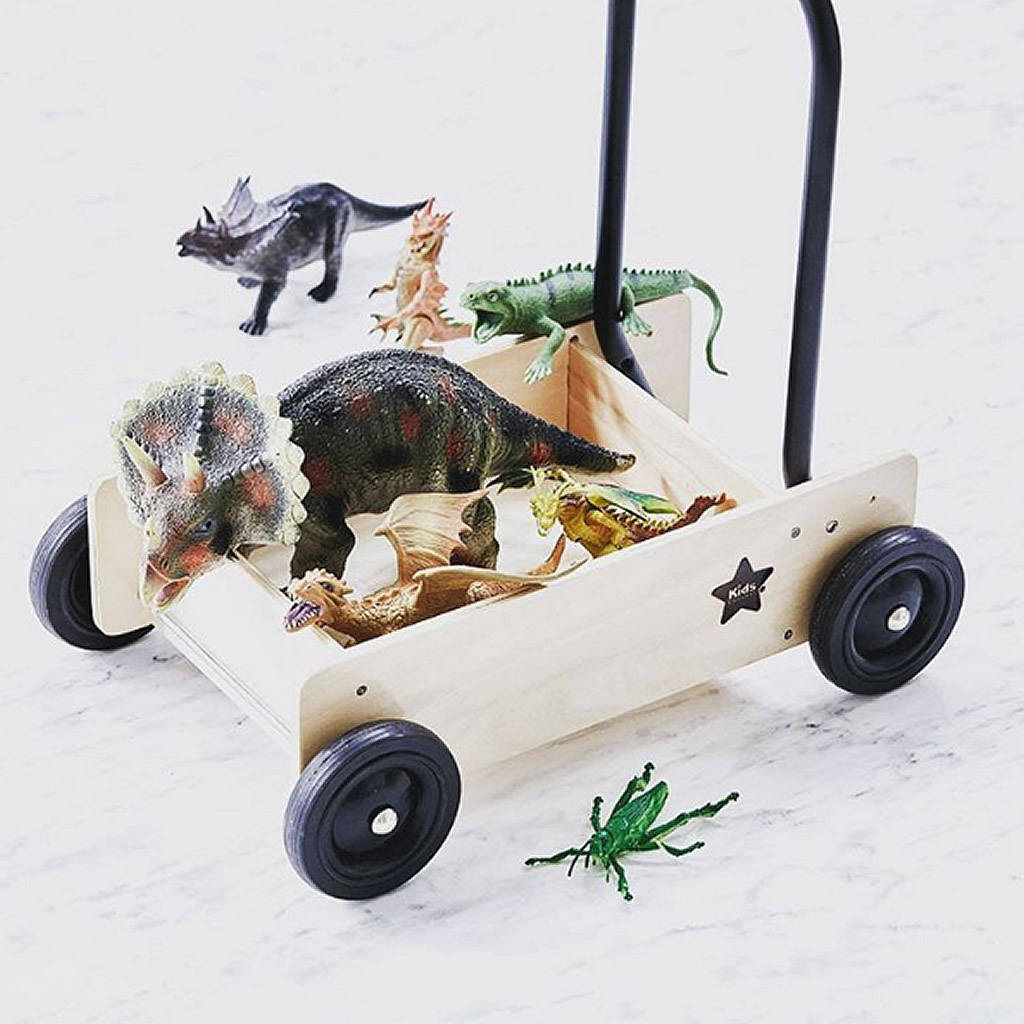 personalised wooden walker by little baby company