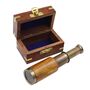 Six Inch The Westminster Bronze And Wood Telescope, thumbnail 1 of 7