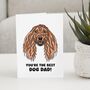 Custom Afghan Hound Father's Day Card For Dog Dad, thumbnail 1 of 12