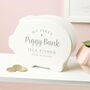 Personalised My First Piggy Bank Ceramic, thumbnail 1 of 2