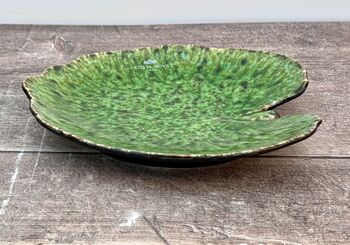 Green Alchemille Leaf Plate, 18cm, 2 of 4