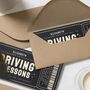 Gold Foil Driving Lessons Birthday Voucher, thumbnail 7 of 9