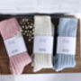 Luxury Alpaca Wool Bed Socks, thumbnail 2 of 8