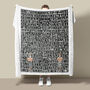 Ancient History Fleece Blanket, thumbnail 1 of 9