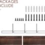 Set Of Two Wall Mounted Floating Shelves Storage Rack, thumbnail 4 of 11