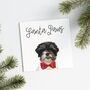 Personalised Pet Christmas Bow Card, thumbnail 1 of 10