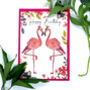 Flamingo Birthday Card, thumbnail 3 of 6