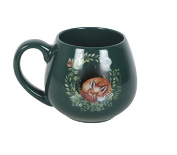 Green Ceramic Fox Mug, 2 of 6