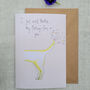 'Waggy Tail' Blank Greeting Card, thumbnail 1 of 2