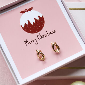 Christmas Tree Message Earring Pair, 2 of 6