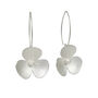 Sterling Silver Pearl Poppy Hairpins, Become Earrings, thumbnail 3 of 5