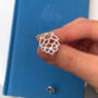Sterling Silver Pine Cone Pin Brooch, thumbnail 9 of 10