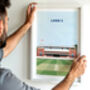England Lord's Cricket Ground Art Print Personalised Gift, thumbnail 2 of 6