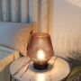 Lavender Glass Table Lamp Cordless Desk Battery Lamp, thumbnail 2 of 6