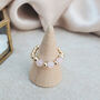 Gold Filled Rose Quartz Stacking Stretch Bead Ring, thumbnail 1 of 9