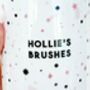 Personalised Starry Make Up Brush Holder Ceramic Pot, thumbnail 2 of 3