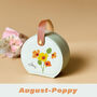 Birth Flower Travel Jewellery Case, thumbnail 2 of 11