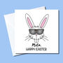 Personalised Happy Easter Bunny Card, thumbnail 2 of 2