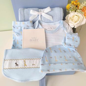 New Baby Boy Safari Gift Box It's A Boy, 2 of 10