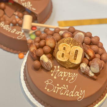 80th Birthday Smash Cake, 3 of 7