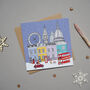 London Skyline Christmas Card, thumbnail 2 of 3