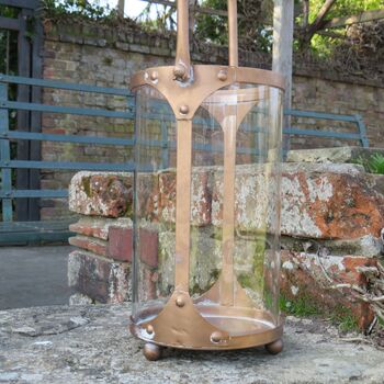 Hurricane Lantern In Copper Colour Finish, 7 of 7