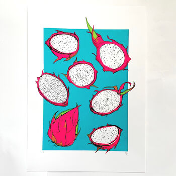 Dragon Fruits Limited Edition Screen Print, 5 of 9