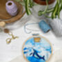 Whale In A Bottle Embroidery Kit, thumbnail 4 of 7