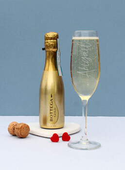 Personalised Valentine's Flute And Prosecco Set, 3 of 6