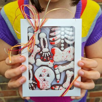 Halloween Iced Biscuit Gift, Skeleton Puzzle, 3 of 8