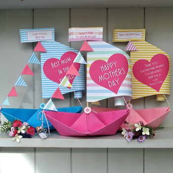Personalised Mothers Day Sailboat Card, 8 of 8