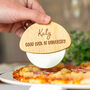 Personalised Pizza Cutter Good Luck At University, thumbnail 2 of 5