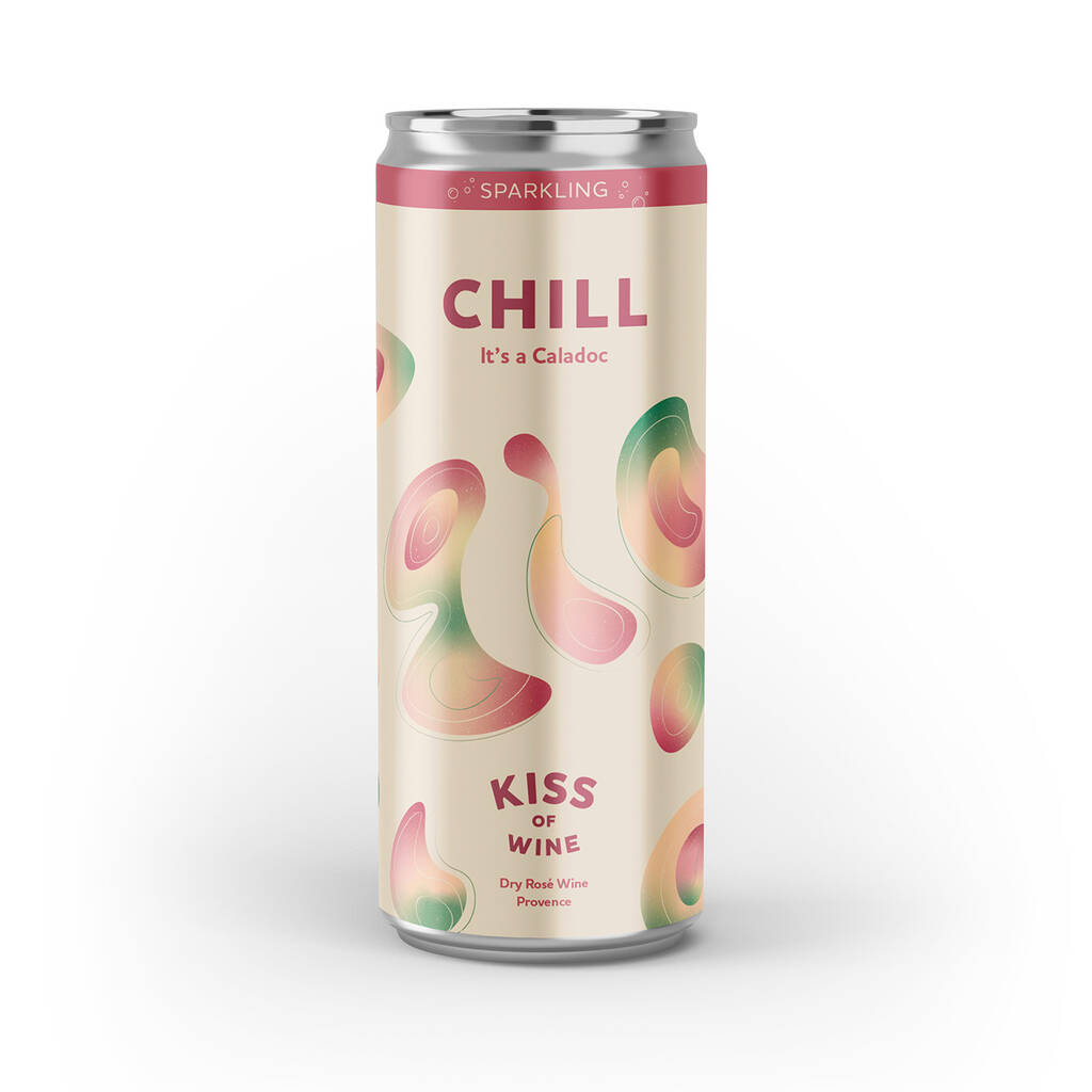 Sparkling Chill Rosé Canned Wine Event Pack By Kiss of Wine