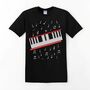 Piano Keyboard T Shirt Or Sweatshirt For Music Lovers – Musical Notes Design Gift, thumbnail 4 of 12