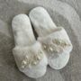 Bridesmaid Pink Fluffy Wedding Day Slippers, thumbnail 5 of 8